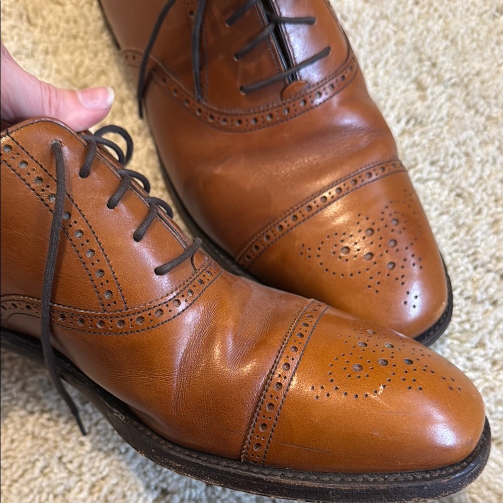 Barker Men's Brown Oxford Shoes 10.5 - Picture 4 of 7